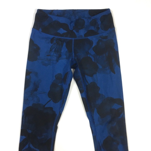 Lululemon luxtreme wunder under jumbo inkwell floral print full length tights - Picture 4 of 8